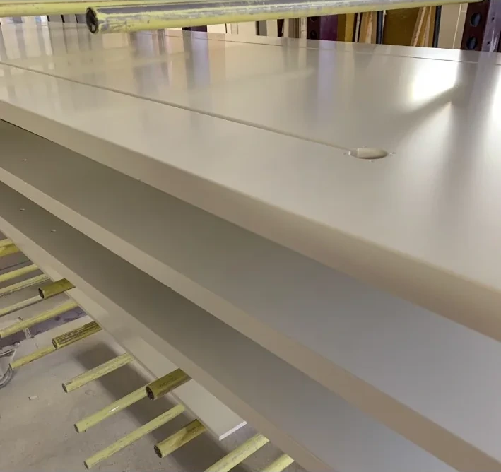 Smooth finished furniture panels