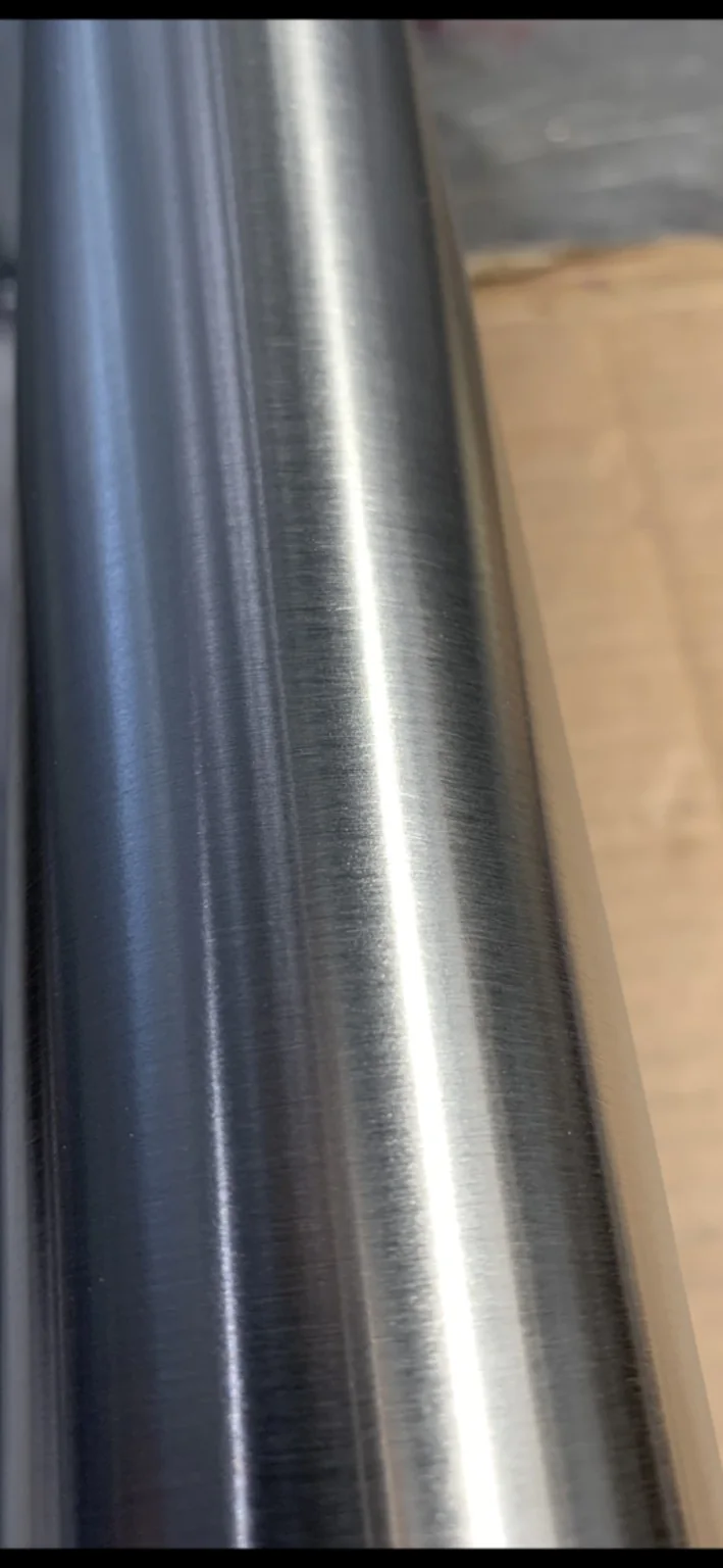 Refined cylindrical metal surface